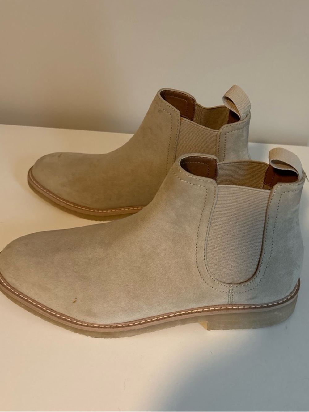 H&M Men's Chukka Suede Boots - Light Beige